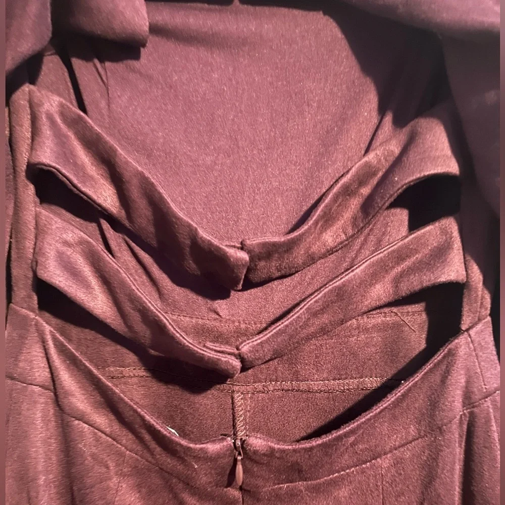 DO+BE Purple Strapless Jumpsuit Size Small - Picture 3 of 5